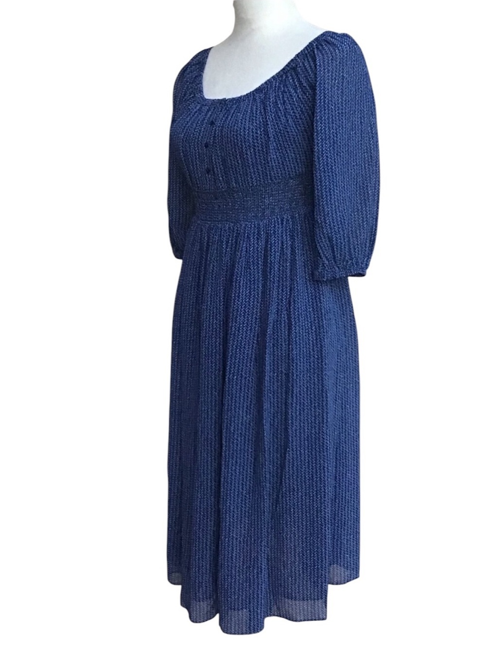 Hatch The Briar Dress in Indigo Dashdot NWT - Picture 12 of 16